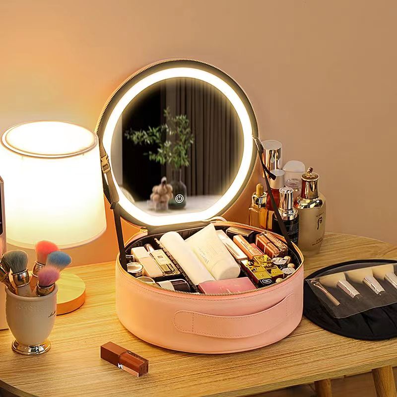 LED makeup bag