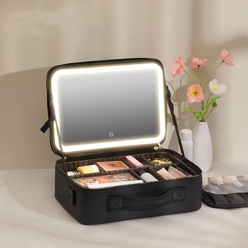 LED makeup bag