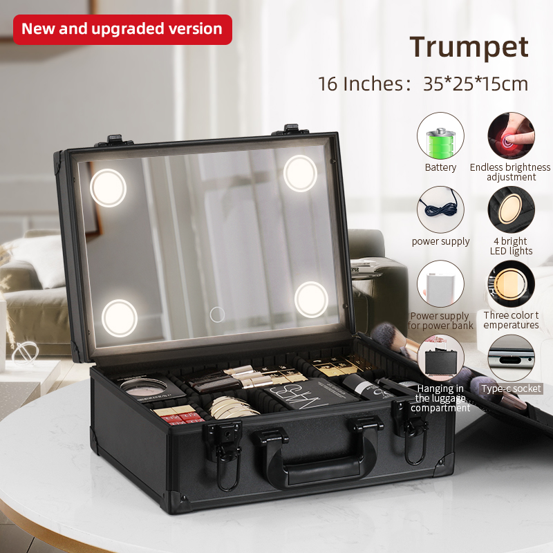 LED makeup bag