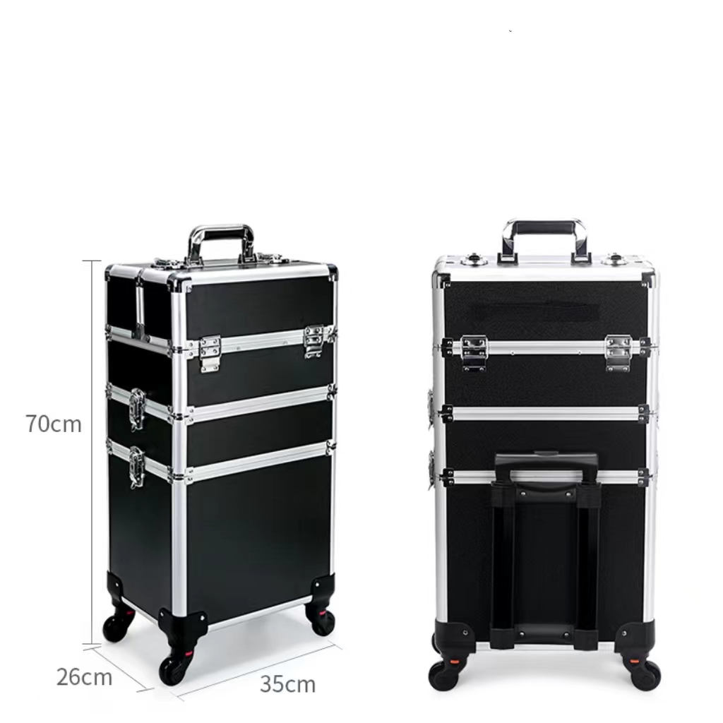 Aluminum trolley case