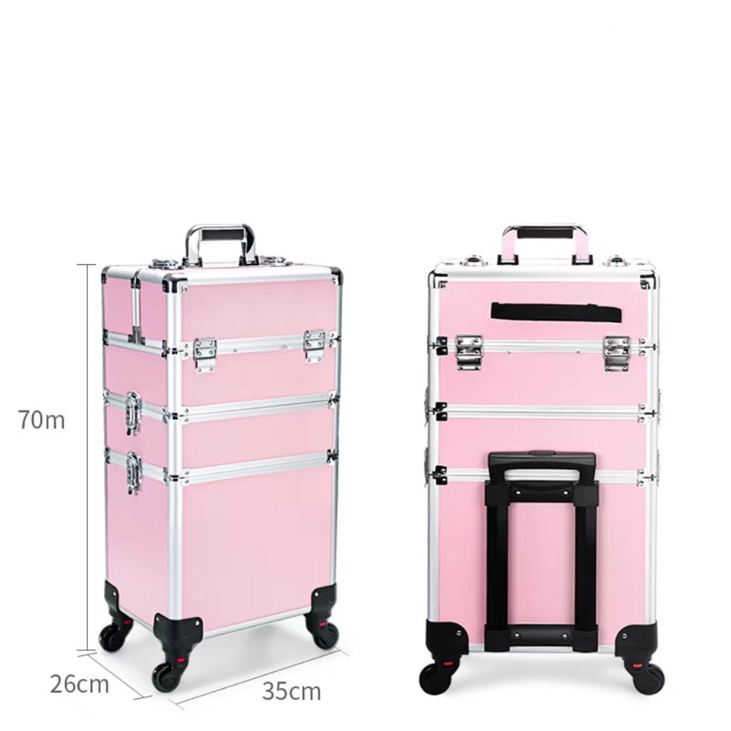 Aluminum trolley case