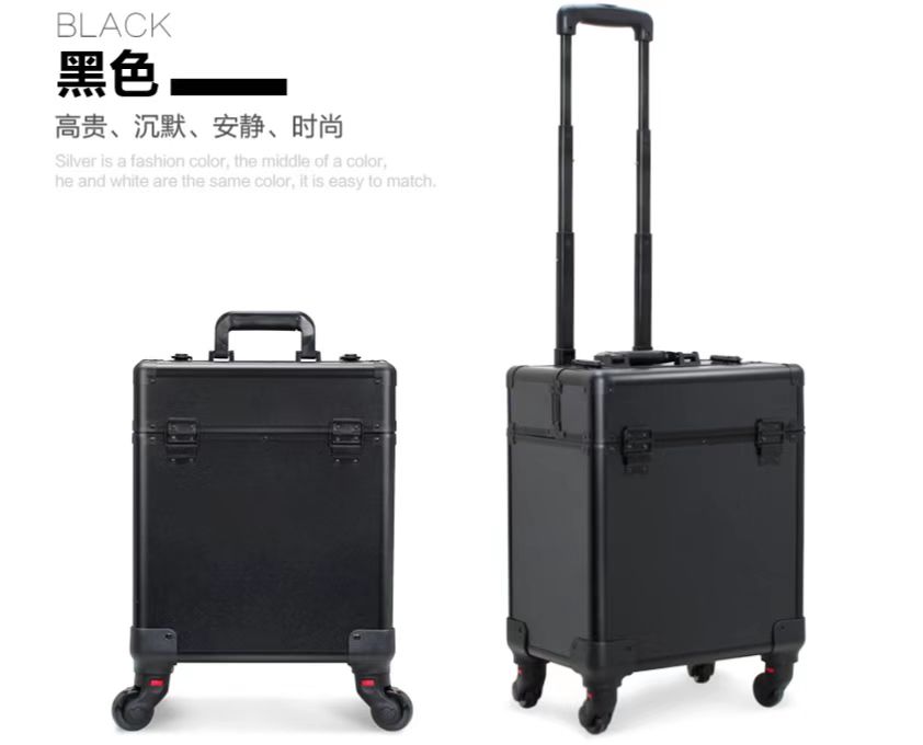 Aluminum trolley case