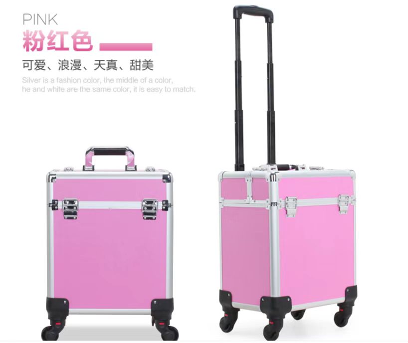 Aluminum trolley case