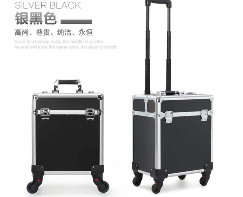 Aluminum trolley case