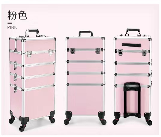 Aluminum trolley case