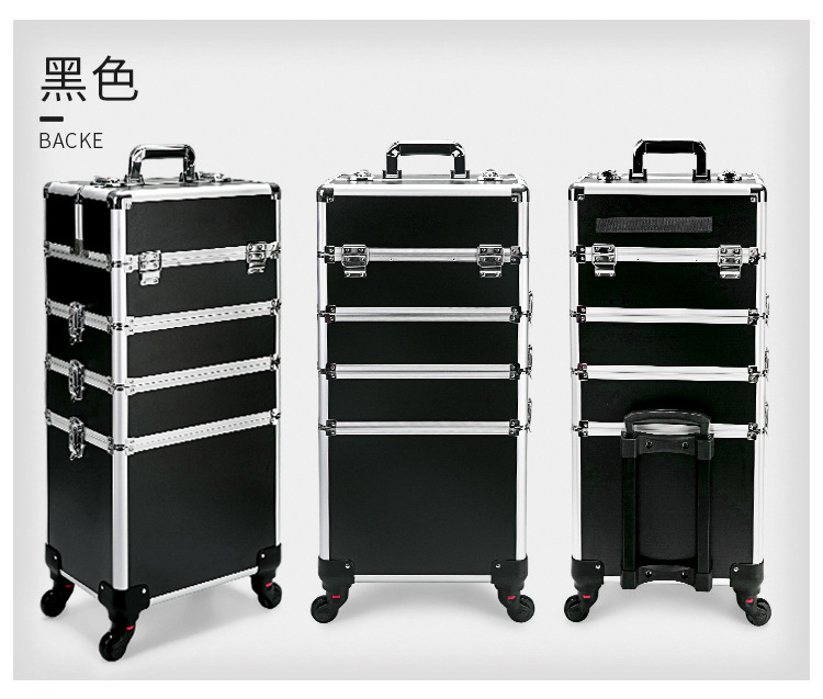 Aluminum trolley case